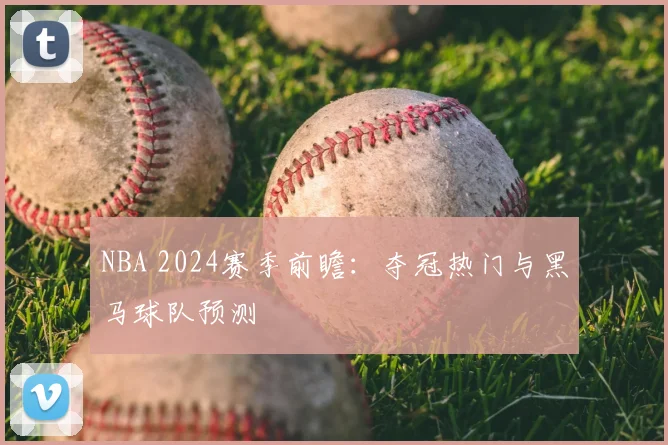 NBA 2024赛季前瞻:夺冠热门与黑马球队预测